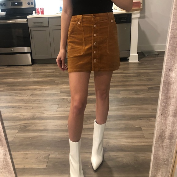 Corduroy Mini Skirt - Picture 4 of 4